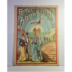ROYAL AQUARIUM  PROGRAMMA DI VARIETA' E INTRATTENIMENTO LONRA 6 SETTEMBRE 1890 - ORIGINALE